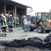 Zeitungsausträger bemerkt Brand