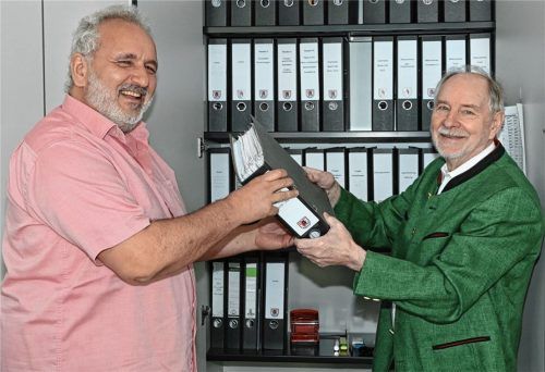 Geordnete Übergabe: Horst Rankl hat die Führung des Theaters Rosenheim an Frank Kefer übergeben. Foto Schlecker