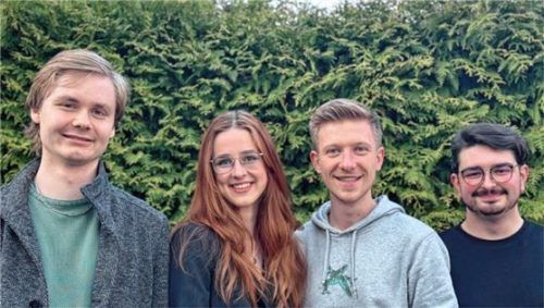 Im Sprecherrat des Rings politischer Jugend im Landkreis Rosenheim sind (von links) Jonas Turber, Vize-Vorsitzende Anna Gmeiner und Vorsitzender Matthias Eggerl sowie Marcus Moga. Foto re