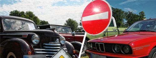 Oldtimer? Ja bitte! Aber nur, wenn das Baujahr stimmt. Liebhaber von Oldtimern kritisieren die neue Regelung heftig. Foto Montage pa/dpa/Reitberger