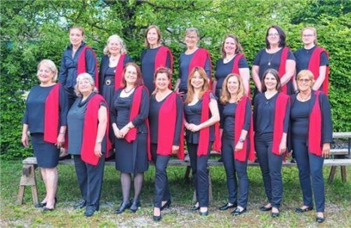 Wer noch aufs Gruppenbild möchte: Interessierte sind herzlich eingeladen, denn es werden noch Sängerinnen gesucht. Foto re