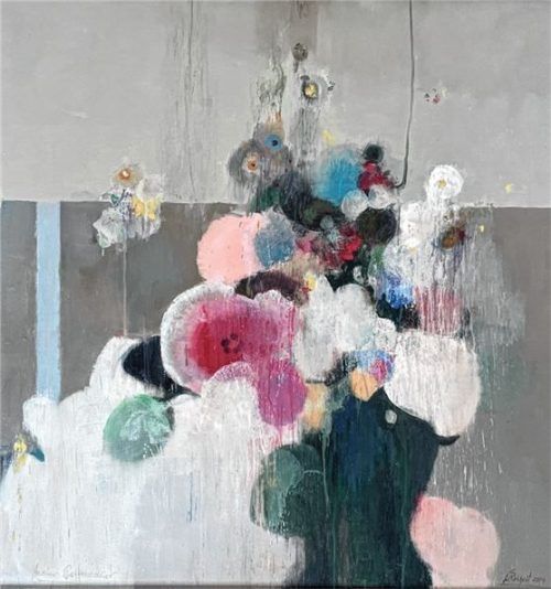 Willy Reichert: „Mohnblumen“, Öl auf LeinwandFoto kirchner