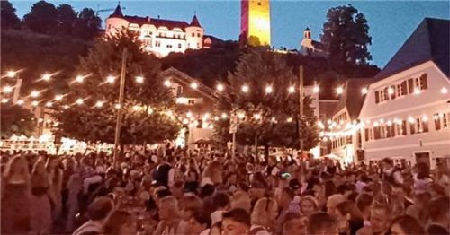 Zauberhafte Atmosphäre am Marktplatz. Foto beham
