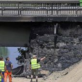 Ring-Brücke nach Brand unbefahrbar