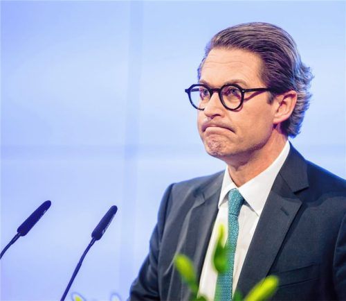 Andreas Scheuer (CSU) hatte die Verträge unterzeichnet, die den Bund nun 243 Millionen Euro Schadenersatz kosten.Foto dpa