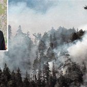 Gespenst Waldbrandgefahr