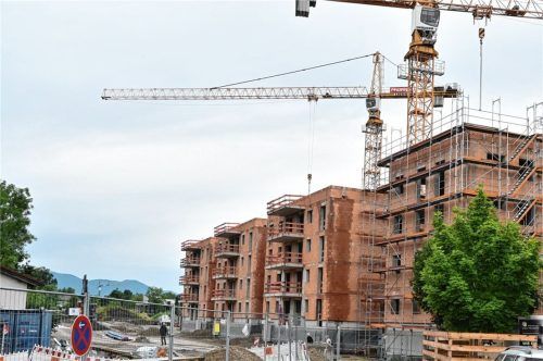 Das GRWS-Bauprojekt „Wohnen An der Kaltenmühle“ soll 300 Rosenheimern ein neues Zuhause verschaffen.
