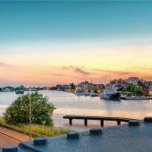 Südstrand und Hafen im Herzen