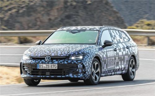 Der neue Volkswagen Passat auf Erprobungsfahrt). Foto Autoren-Union Mobilität/Volkswagen
