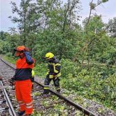 Gewittersturm um Mitternacht