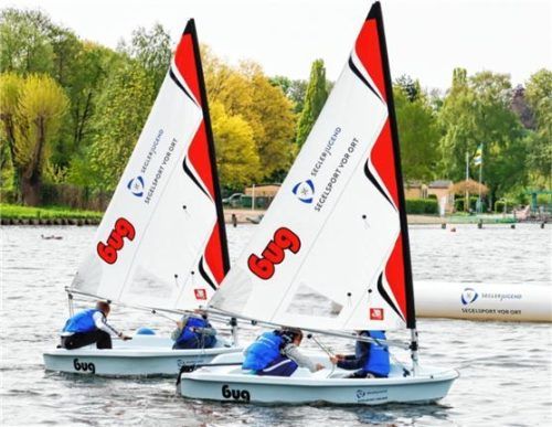 Die Seglerjugend Roadshow kommt am 18. Juli erstmals für drei Tage an den Simssee.Foto Deutscher Seglerverband