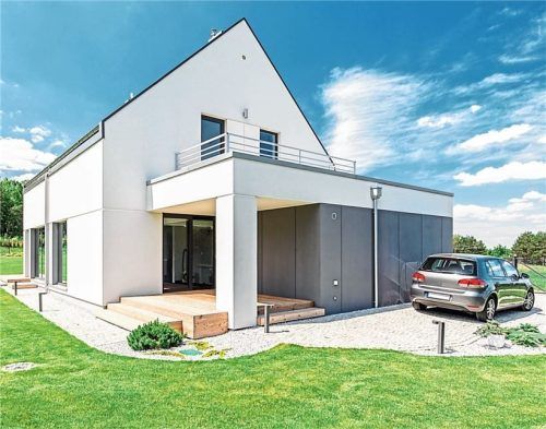 Einfamilienhäuser nehmen viel Platz weg.Foto Panthermedia/photographee.eu