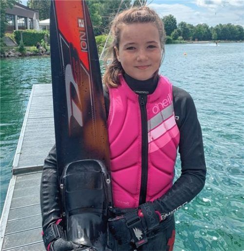 Freude über drei Siege: Nina Miserok war beim Jugend-Europacup nicht zu schlagen.Foto re