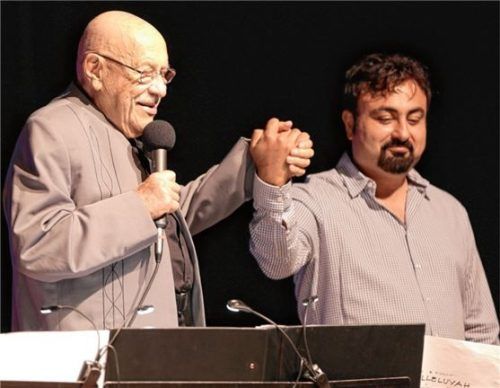 Giora Feidman und Majid Montazer: Die linke Hand ist jüdisch, die rechte Hand ist islamisch.Foto Lüers