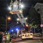 Marodes Brauereidach gibt nachts nach