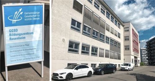 Im Innern geflutet: das Gebäude in der Salinstraße. Hierin befindet sich auch eine Berufsfachschule. Fotos Bettinger