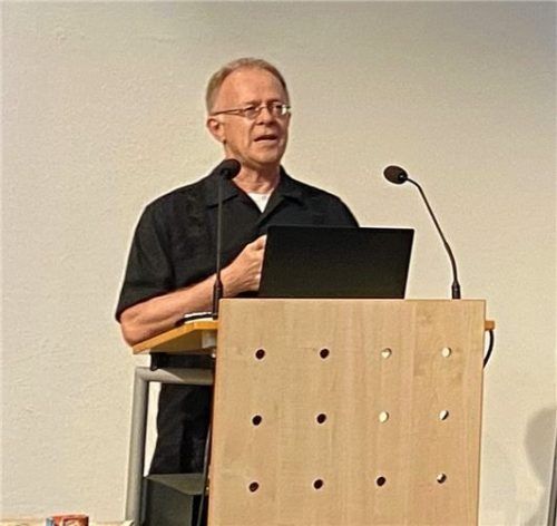 Jesuitenpater Jörg Alt hält erneut den kritisierten Vortrag über Klimakleber. Foto Baumann