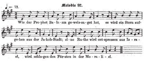 Lied „Gott sprach zu Noah“ aus der Sammlung von Hartmann/Abele. EBES-Volksmusik