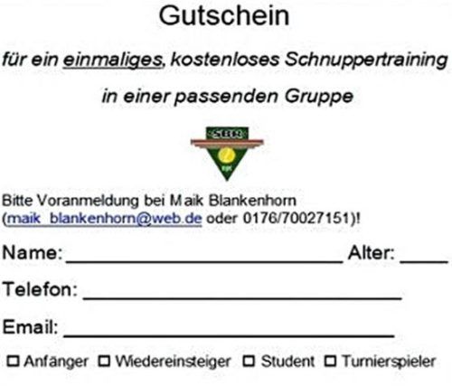 Lust auf Sport und Freude - oder Mangel - an Bewegung? Interessiert an neuen Menschen und Kontakten? Probieren Sie es aus! Der Sportbund DJK bietet Schnupper- und Probetrainings an – wie in diesem Beispiel die Abteilung Tennis.