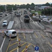 Westtangenten-Rampe zwischen Rosenheim und Kolbermoor fast fertig