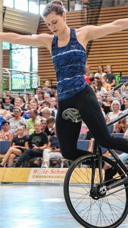 Ramona Dandl wird vom 11. bis 13. August in Glasgow um den WM-Titel fahren.Foto Wilfried Schwarz