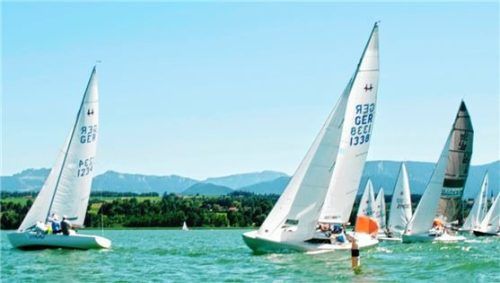 Überlegener Sieg: Stadtmeister Hans Reile (links) war schon beim Start voraus.Foto Niessen