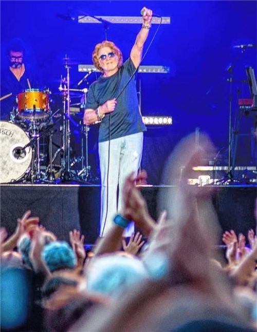 Umjubelter Auftritt: Mick Hucknall von Simply Red. Fotos re