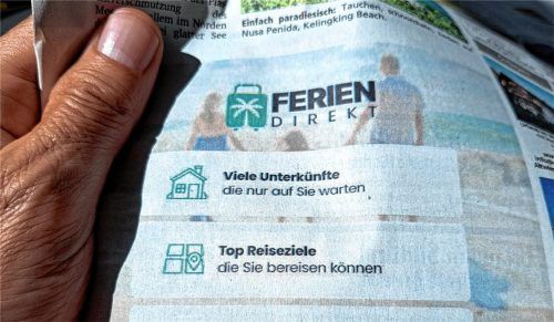 Viele Versprechungen, keine Gegenleistung: Hinter den Annoncen von „Ferien Direkt“ scheinen dubiose Strippenzieher zu stecken (Symbolfoto).Fotos Weiser/DPA