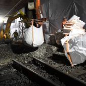 Eine unterirdische Baustelle