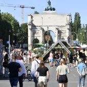 Sommerspaß am Siegestor