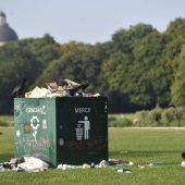 Müll-Alarm im Englischen Garten