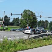 Wartezeiten von bis zu15 Minuten an der Weko-Kreuzung