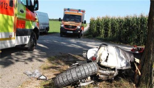 Bei dem Unfall entstand ein Sachschaden in Höhe von rund 10000 Euro. Foto Barth