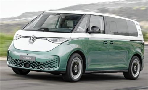 Der lange VW ID.Buzz erobert die Straßen.Foto VW