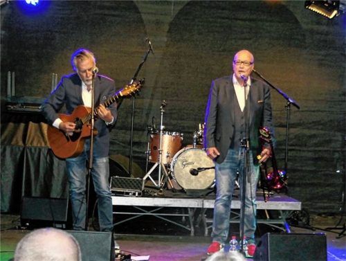 Der schwedische Jazz-Superstar Nils Landgren im Duo mit Johan Norberg an der Gitarre. Foto cercil
