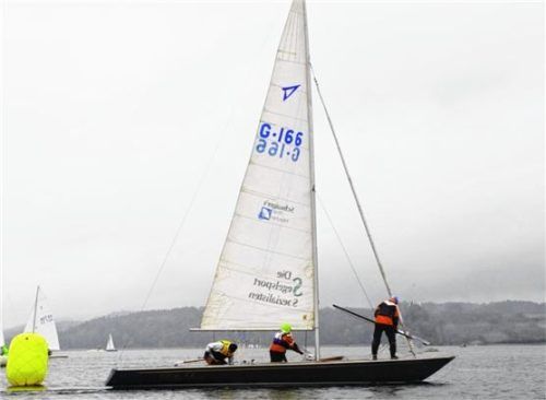 Die Trias ist ein Drei-Mann-Segelboot.Foto Niessen