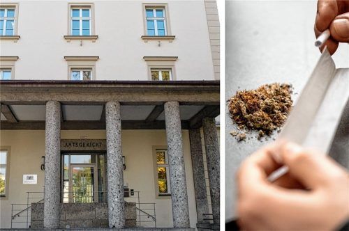 Ein 23-jähriger Straftäter hatte sich vor dem Amtsgericht Rosenheim wegen des Handels mit Cannabis zu verantworten. Fotos dpa