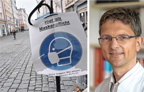 Eine neue Corona-Variante ist auch in Rosenheim auf dem Vormarsch. Experten wie Professor Dr. Stephan Budweiser von Romed glauben dennoch nicht an eine Rückkehr zu Maßnahmen wie der Maskenpflicht Foto dpa/romed