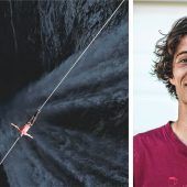 200 Meter ungesichert über den Abgrund