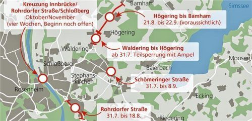 Gesperrte Straßen: In den kommenden Wochen kommt einiges auf die Autofahrer zu. Klinger