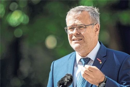 Jörg Dittrich, Präsident des Zentralverbands des Deutschen Handwerks, fordert schnelles Handeln von allen Beteiligten. Foto IMAGO / photothek