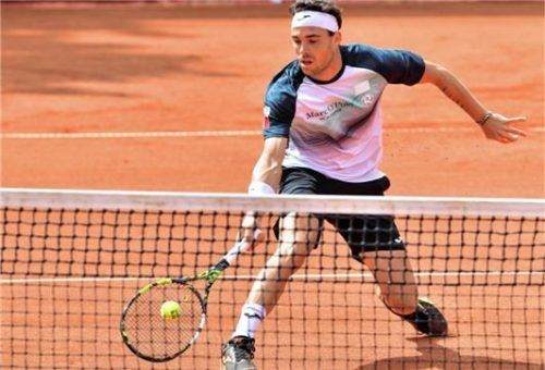 Marco Cecchinato verlor das Topspiel gegen Pedro Martinez Portero. Foto Mathias Kreitmeier