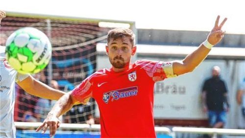 Michael Barthuber erzielte in Feldmoching den einzigen Treffer.Foto mb.Presse