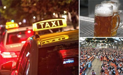 Nach dem Rosenheimer Herbstfest mit Tausenden von Besuchern ist der Bedarf an Taxis vor allem an den Wochenenden groß. Fotos  dpa/re/Schlecker