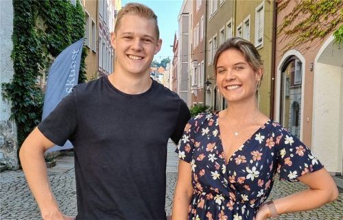 Patrick Franzke und Patricia Schuth haben das Dr.-Langhammer-Stipendium erhalten. Foto Haindl