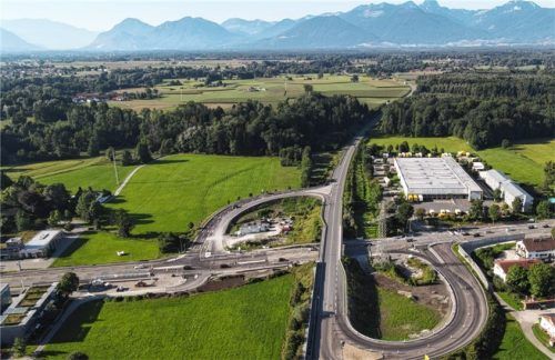 Zunächst wird es schlechter, bevor es dann besser wird: Kurz vor der Fertigstellung der Anschlussstelle wird es noch Sperrungen und Behinderungen geben. Foto Ziegler