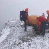 Gefangen im Schneegestöber