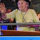 Mit 90 noch eine große Schau abgezogen