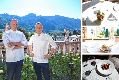 Aufbruch in eine neue Ära: Daniel Pape und Stefan Barnhusen sind die neuen Küchenchefs in der „Residenz Heinz Winkler“. Zauberlehrlinge sind die beiden nicht mehr, sondern Meister, wie die kulinarischen Impressionen beweisen. Foto Michael Weiser
