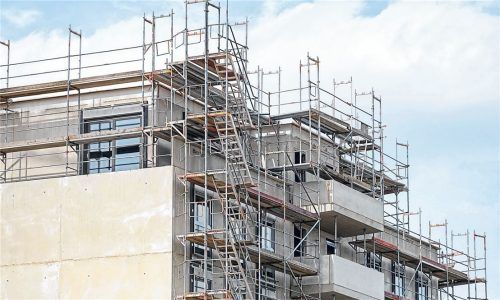 Aufgrund von Insolvenzwellen könnten Tausende neuer Wohnungen nicht fertiggestellt werden. Foto IMAGO/Michael Gstettenbauer